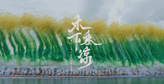 快手丰收节白日烟花秀 && 快手